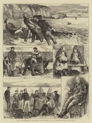 De Makreelvisserij, Schetsen in een Devonshire Dorp